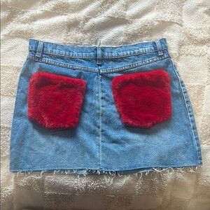 Zara Denim Mini Skirt